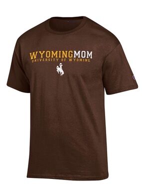 Champion Wyoming Mom Brown University T‑Shirt XL